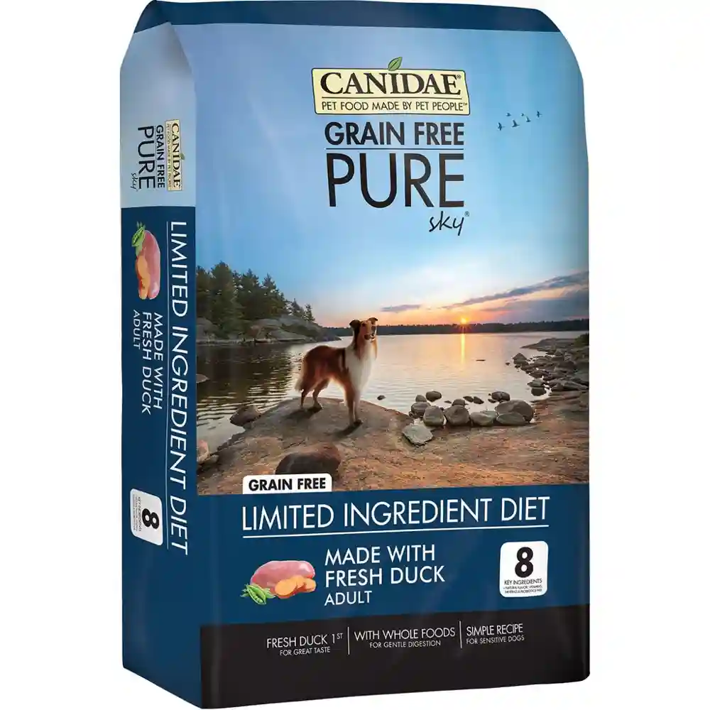 Grain-free Pure Sky Real Duck & Sweet Potato Recipe Dry Dog Food 4-lb