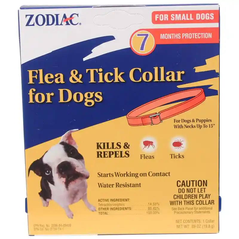 Zodiac F&t Collar For Small Dogs 7 Month Small;