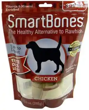 Chicken Large Chew Bones Dog Treats 3-pack