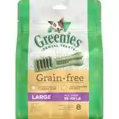 Grain Free Large Dental Dog Chews 12-oz
