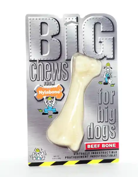 Nylabone Big Chews Beef Bone 12 Oz