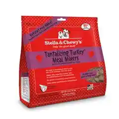 Meal Mixers Freeze Dried Raw Tantalizing Turkey Grain Free Dog Food Topper 18-oz