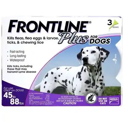 Plus For Large Dogs 45-88-lbs - 3 Month