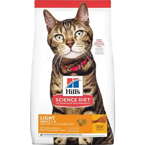 Science Diet Cat Adult Light 4 Lbs