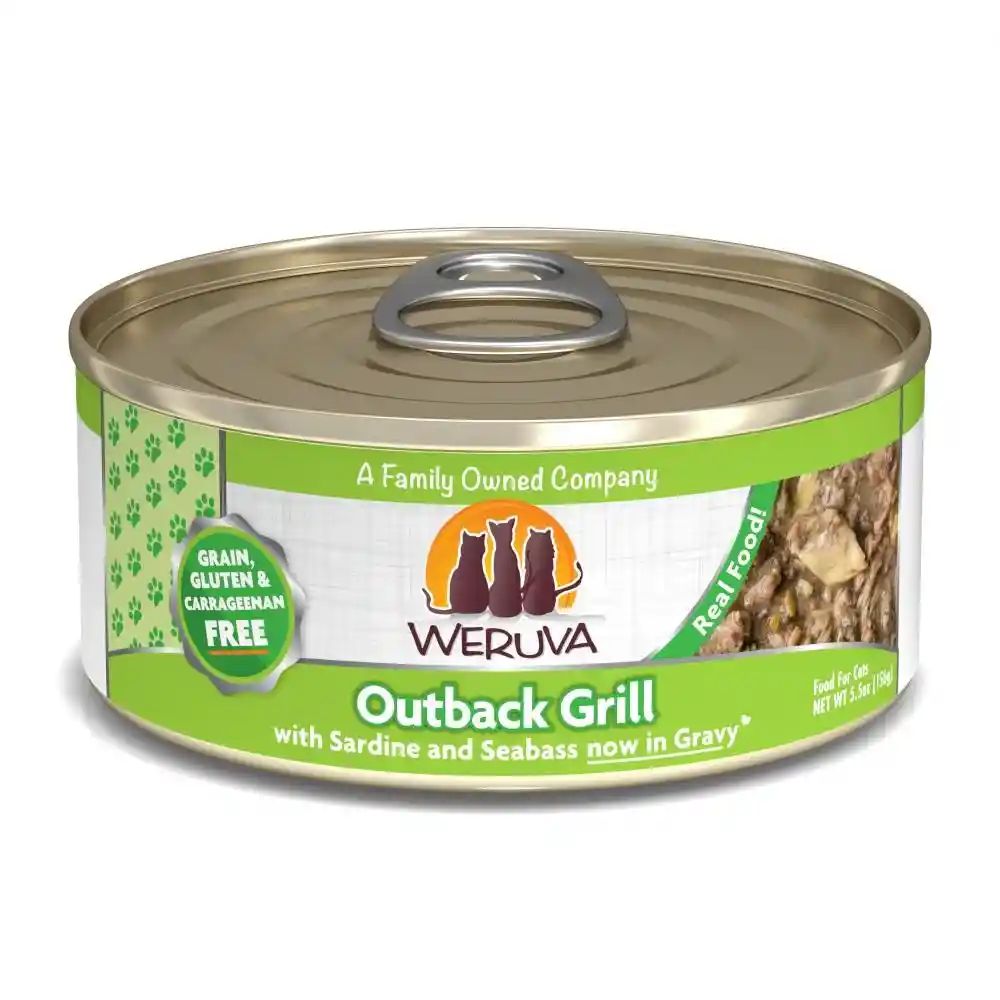 Outback Grill With Sardine & Seabass Canned Cat Food 5.5-oz