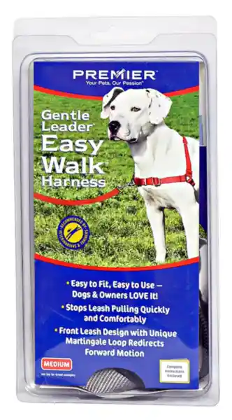 Easy Walk Harness, No Pull Dog Harness Medium Black