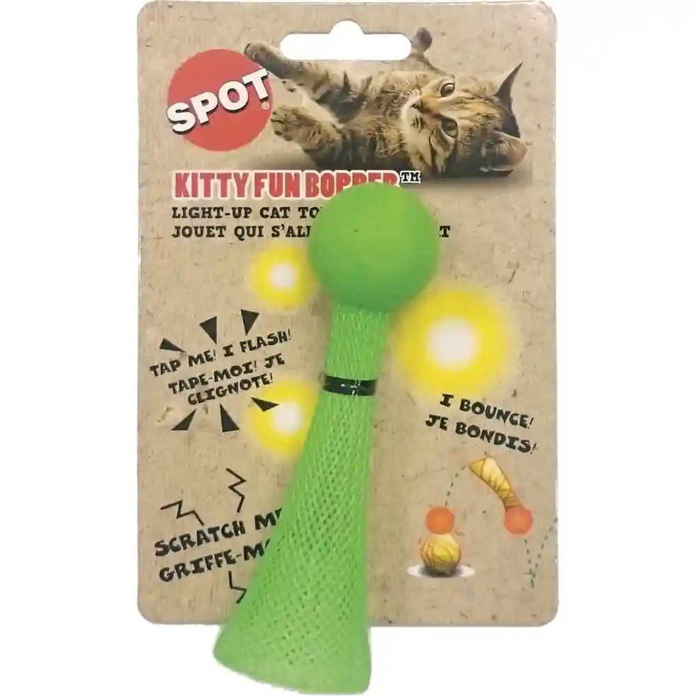 Kitty Fun Bopper Light-up Cat Toy 4 Inch;
