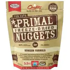 Freeze Dried Nuggets Venison Formula Complete Diet For Cats 5.5-oz