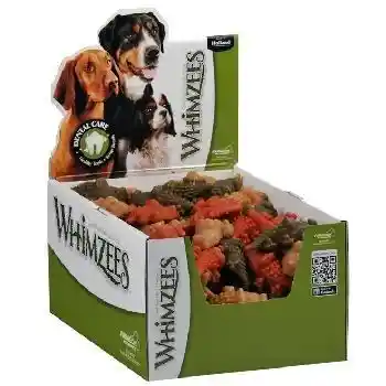 Whimzees 2.7 In Alligator Sm Dental Treat Asst Color 150/cs;