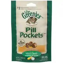Pill Pocket Feline Chicken Flavor Cat Treats 1.6-oz