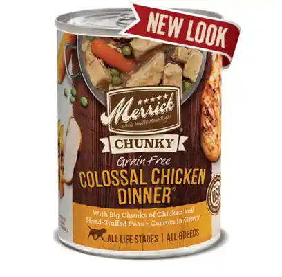 Chunky Grain-free Colossal Chicken Dinner Canned Dog Food 12.7-oz