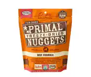 Freeze Dried Nuggets Grain Free Beef Formula Dog Food 5.5-oz