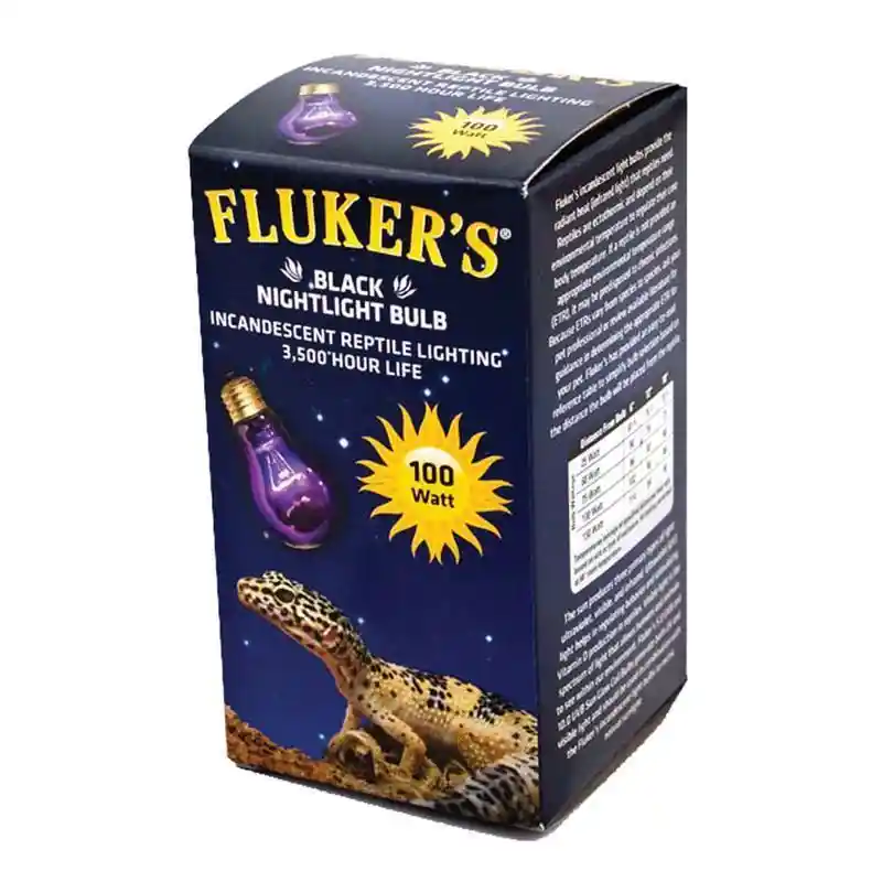 Flukers Black Nightlight Bulb 100 Watt