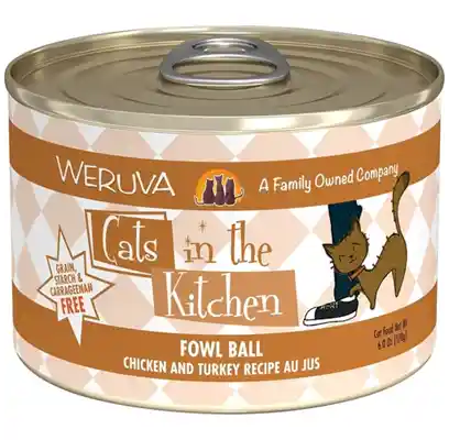 Weruva Cats In the Kitchen Fowl Ball 6 Oz