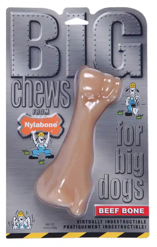 Nylabone Big Chews Beef Bone 12 Oz