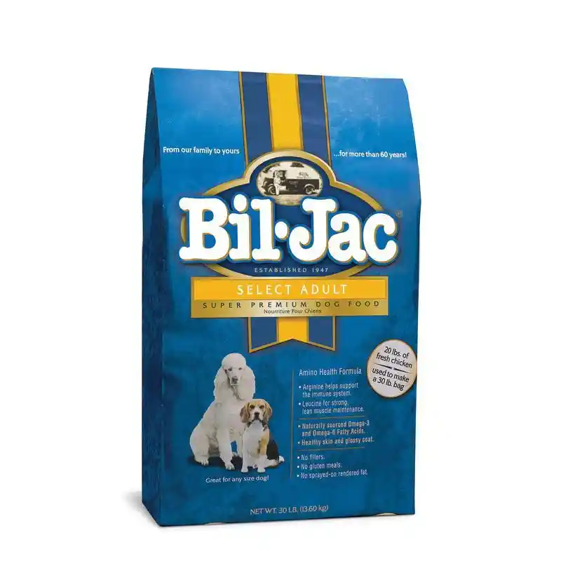 Bil-jac Select Dry Dog Food 30 Lbs