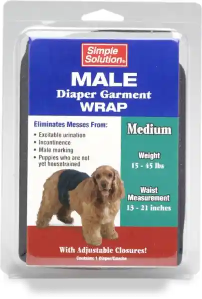 Simple Solution Male Diaper Garment Medium