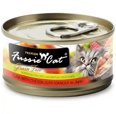 Premium Tuna With Chicken Liver Formula In Aspic Grain-free Canned Cat Food 2.82-oz