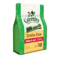 Grain Free Regular Dental Dog Chews 12-oz