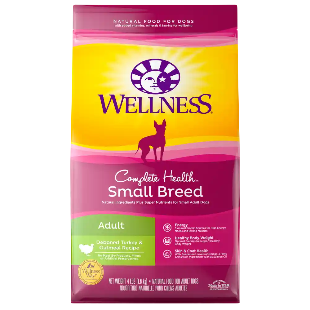Complete Health Natural Small Breed Adult Turkey & Oatmeal Recipe Dry Dog Food 4-lb