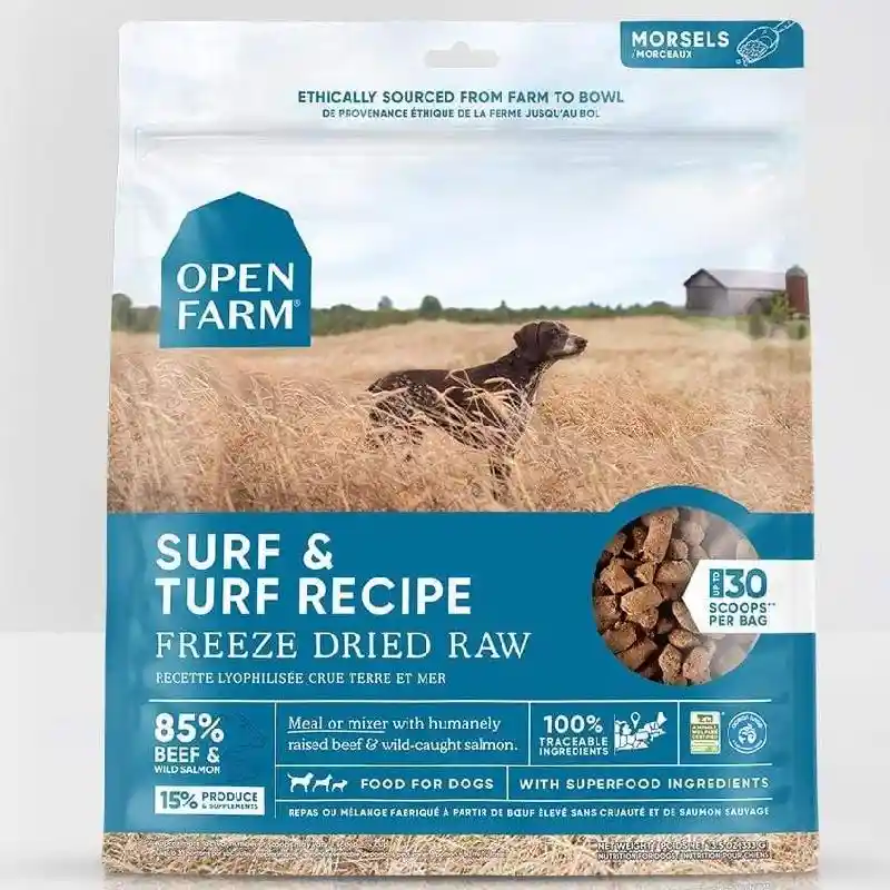 Open Farm Dog Surf Turf FD Raw 3.5oz