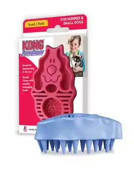 Zoom Groom Firm Rubber Puppy Brush Boysenberry