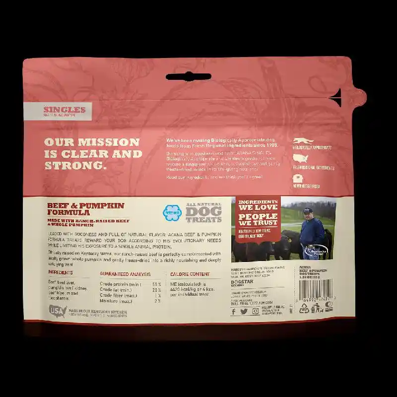 Acana Dog FD Treat Beef Pumpkin 3.25oz