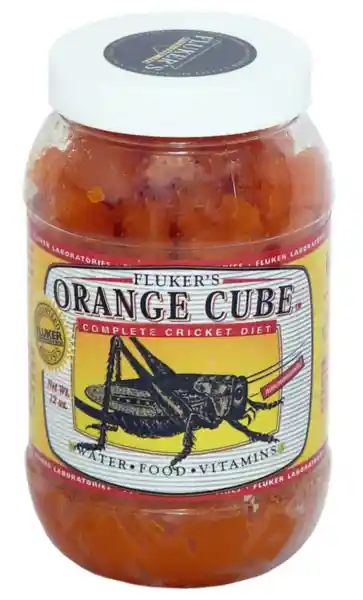 Orange Cube Complete Cricket Diet 12 Oz