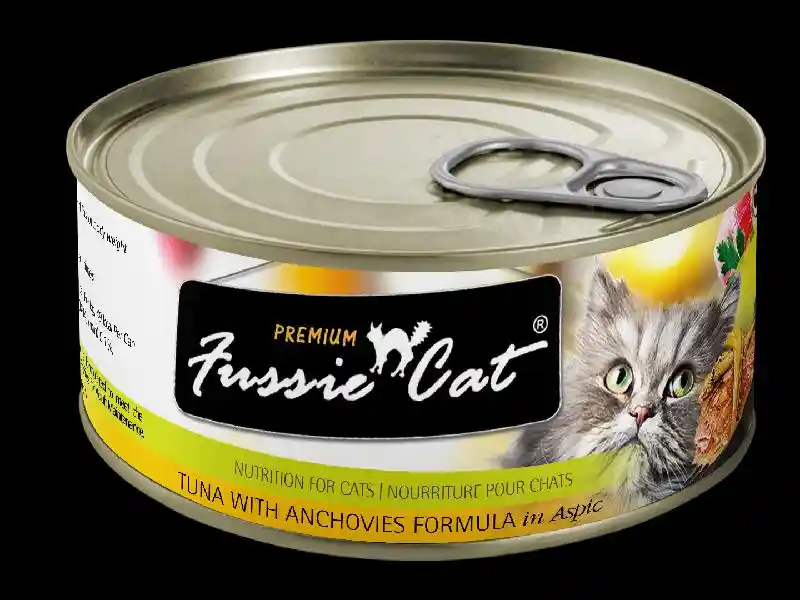 Premium Tuna With Anchovies Formula In Aspic Grain-free Canned Cat Food 2.8-oz