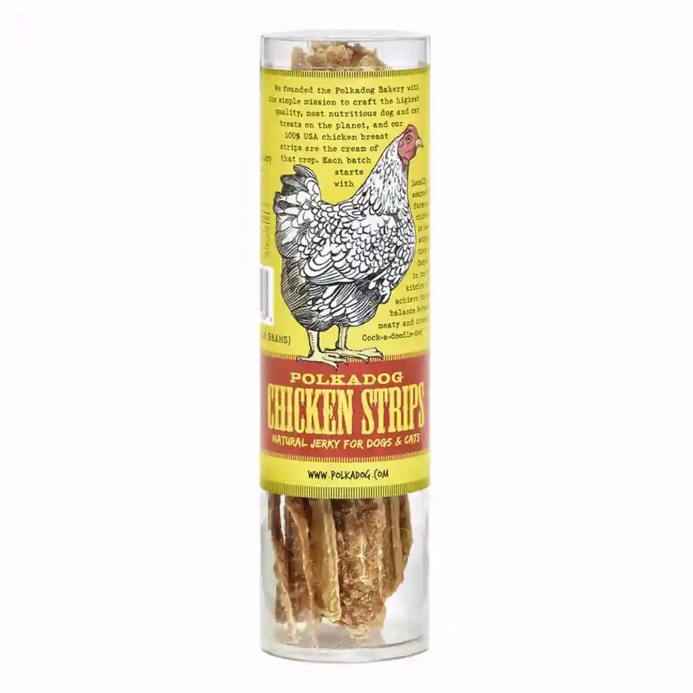 Tube – Chicken Strip Jerky Dog Treats 4-oz