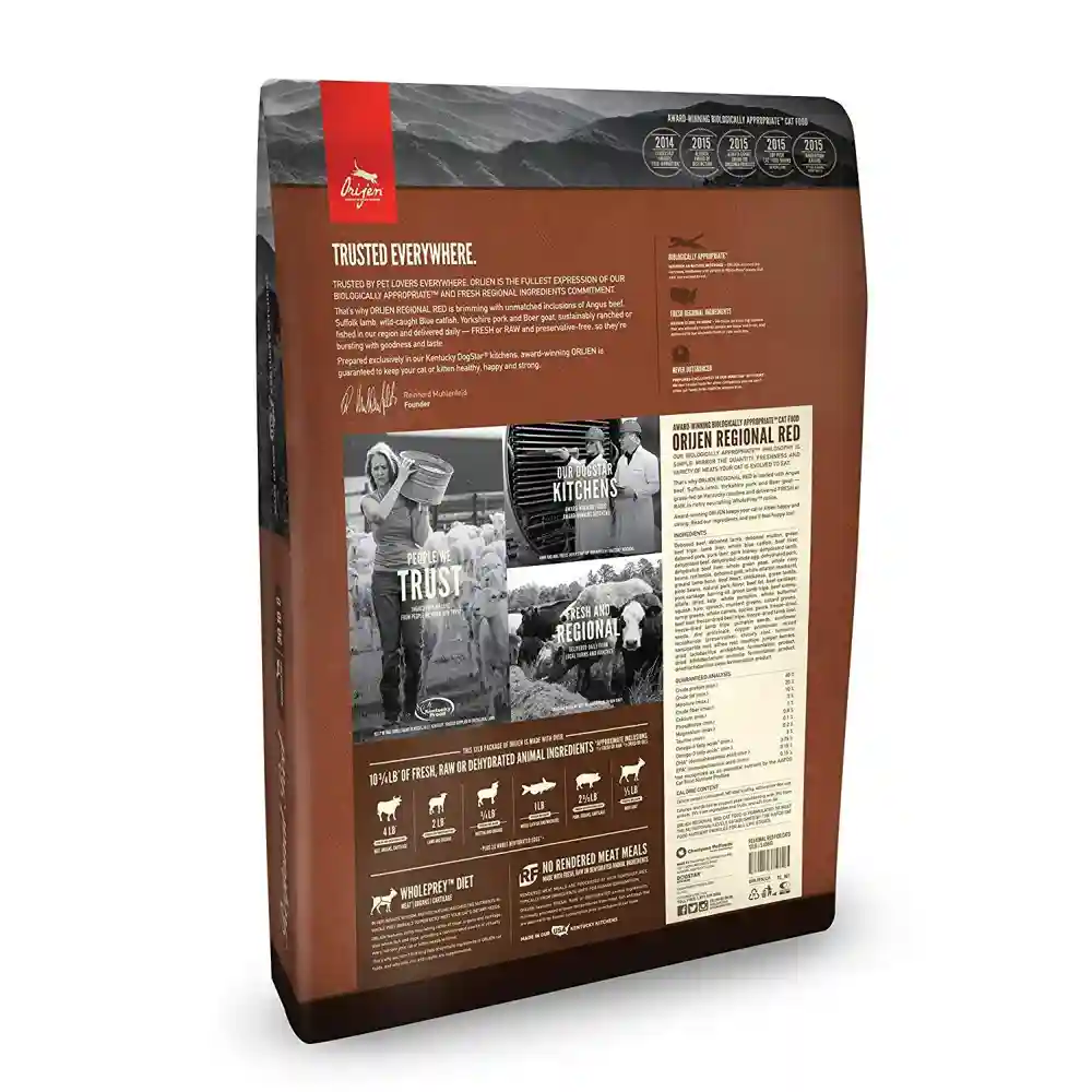 Dry Cat Food, Regional Red, Biologically Appropriate & Grain Free 4-lb