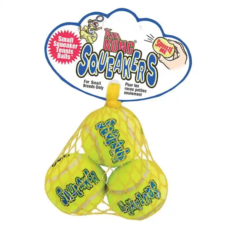 Kong Toy Air Squeaker Ball Small 3 Pack