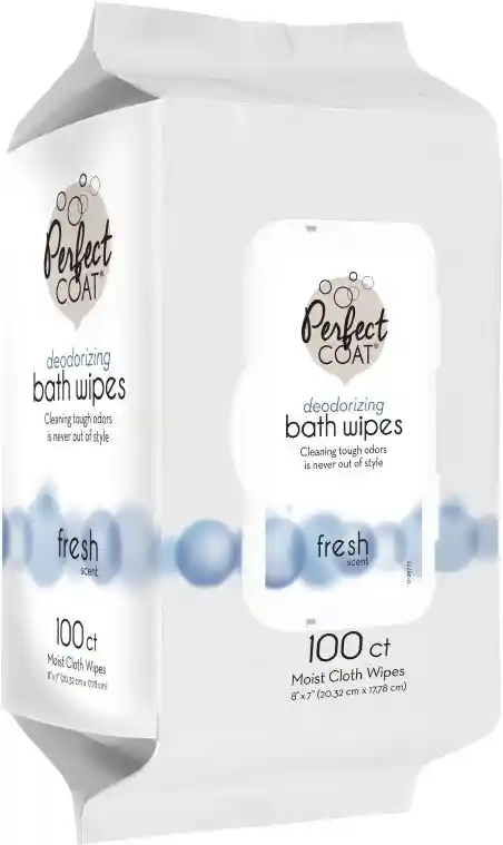 8in1 Bath Wipes Deodorizing Dog 100ct
