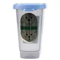 Treat Me Pet Treat Container Blue/smoke 2 Lbs Cap