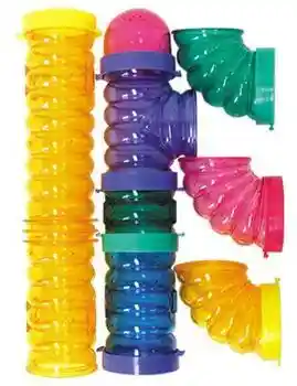 Crittertrail Fun-nel Tube Asst 8 Pk