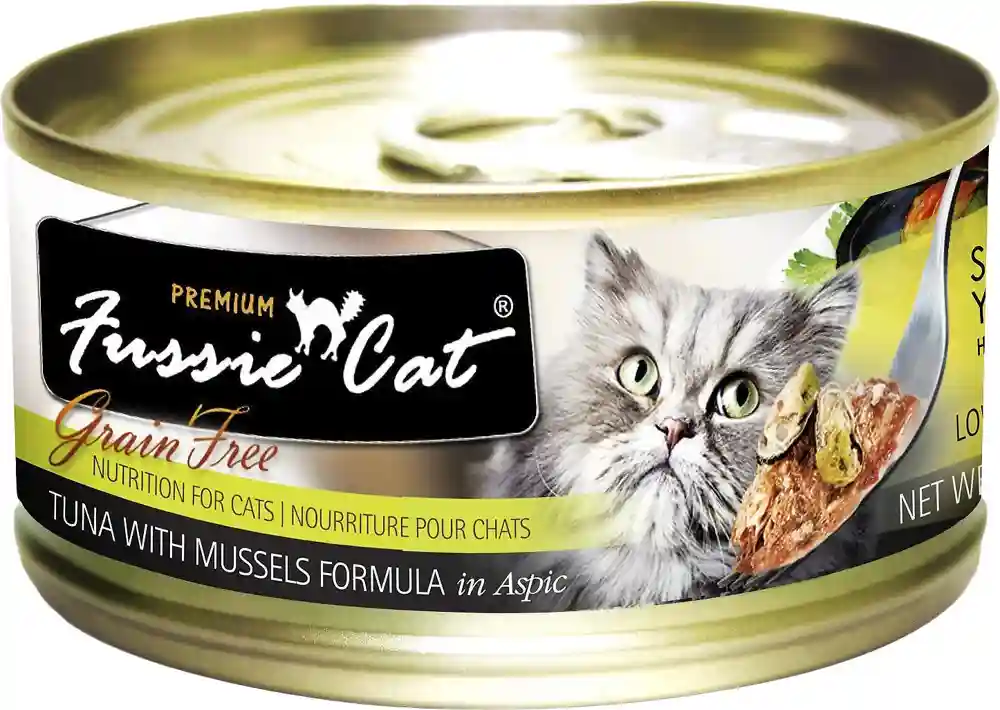 Premium Tuna With Mussels Formula In Aspic Grain-free Canned Cat Food 2.8-oz