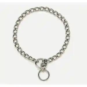 Chain Training Dog Collar, Chrome, 4.0 Mm X 22"