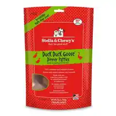 Dinner Patties Duck Goose Grain Free Freeze Dried Raw Dog Food 25-oz