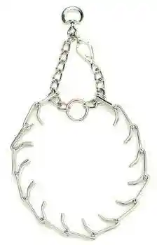 Ultra-plus Prong Dog Training Collar With Latch, Chrome, 3.25mm X 20"
