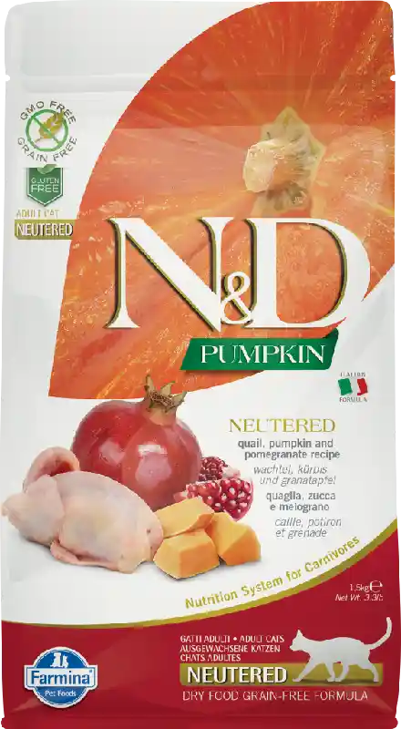 Farmina N&D Cat GF Pumpkin Neutered 3.3#