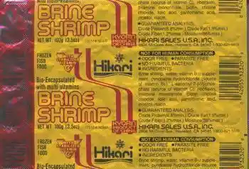 Frozen Brine Shrimp Cube 3.5 Oz
