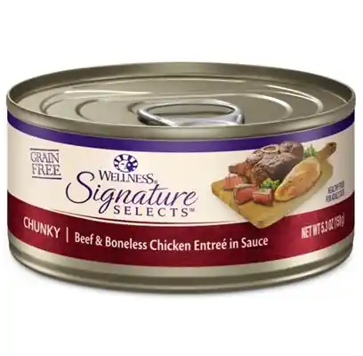 Wellness Can Cat Signature Beef/chicken 5.3 Oz