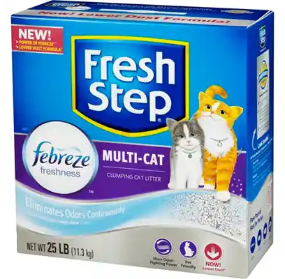 Fresh Step Multi Cat Scented Scoop Litter 25 Lbs