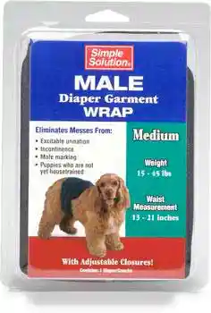 Simple Solution Male Diaper Garment Medium