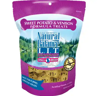 L.i.t. Limited Ingredient Treats Venison & Sweet Potato Dog Treats 8-oz