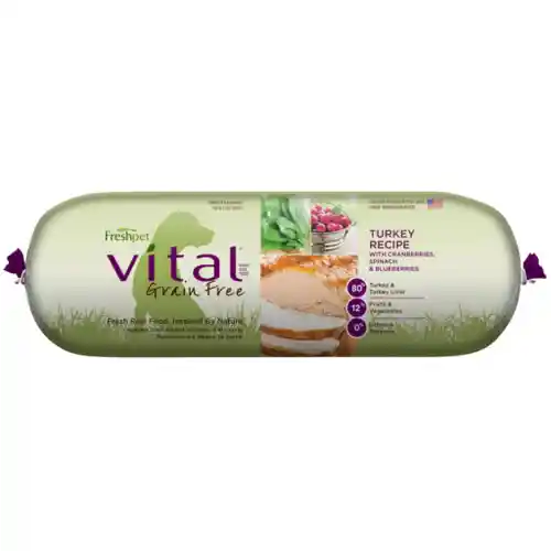 Vital Grain Free Turkey Fresh Dog Food 2-lb