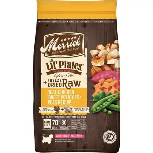 Lil' Plates Grain Free Chicken & Sweet Potato Recipe With Raw Bites Dry Dog Food 10-lb
