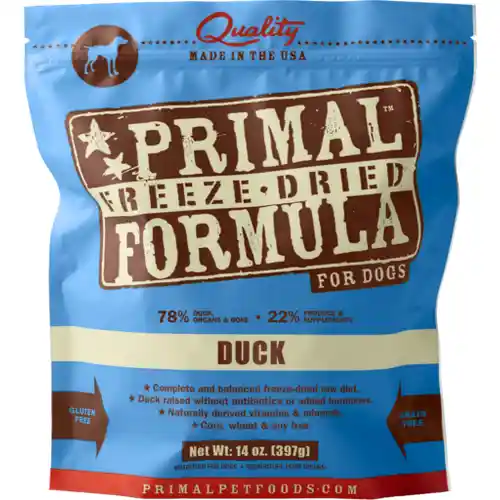 Freeze Dried Nuggets Grain Free Duck Formula Dog Food 14-oz