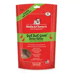 Dinner Patties Duck Goose Grain Free Freeze Dried Raw Dog Food 14-oz