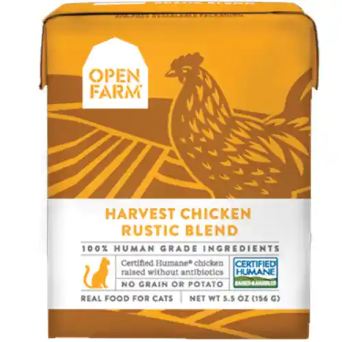 Grain Free Harvest Chicken Recipe Rustic Blend Wet Cat Food 5.5-oz